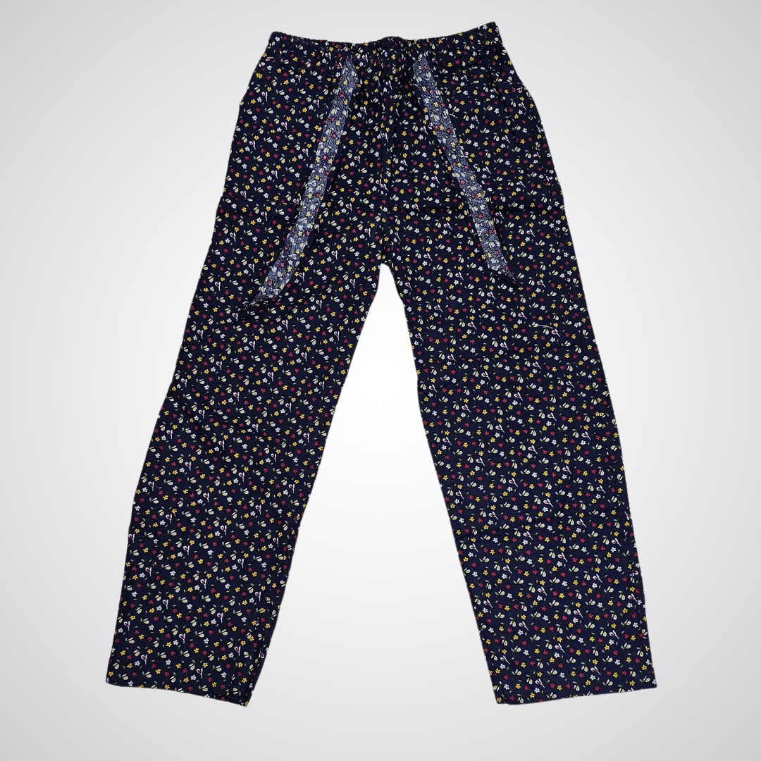 Girls' Navy Blue Floral Co-ord Set