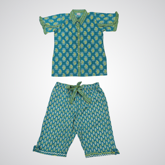 Pure Cotton Co-ord Set with Paisley Print