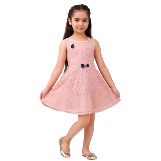 Gorgeous pink lace frock